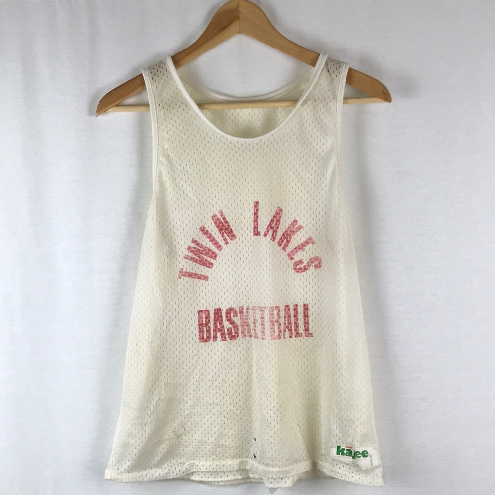VTG 1970s Mesh Sports Jersey Tank Top